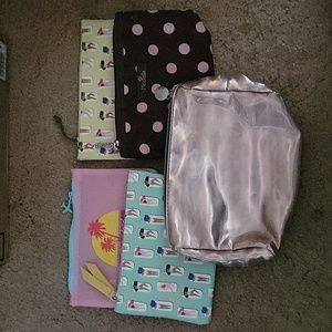 Ipsy makeup bags qty 5